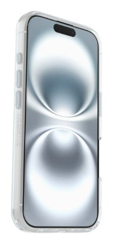 OtterBox Symmetry Series Clear for MagSafe + Premium Glass for Apple iPhone 16, Transparent