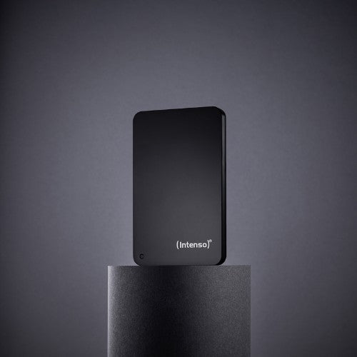Intenso Portable Hard Drive (2.5 inch), 500 GB, 5400 RPM, 8 MB Cache, USB 3.0, certified refurbished, black
