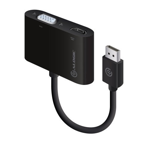 ALOGIC 2-in-1 DisplayPort to HDMI VGA Adapter - Male to 2-Female