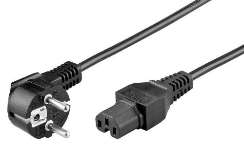 Microconnect PE010419 power cable Black 2 m Power plug type E+F C15 coupler