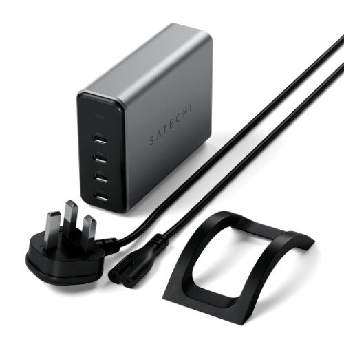 Satechi ST-UC165GM-UK mobile device charger Universal Black, Grey Fast charging Indoor