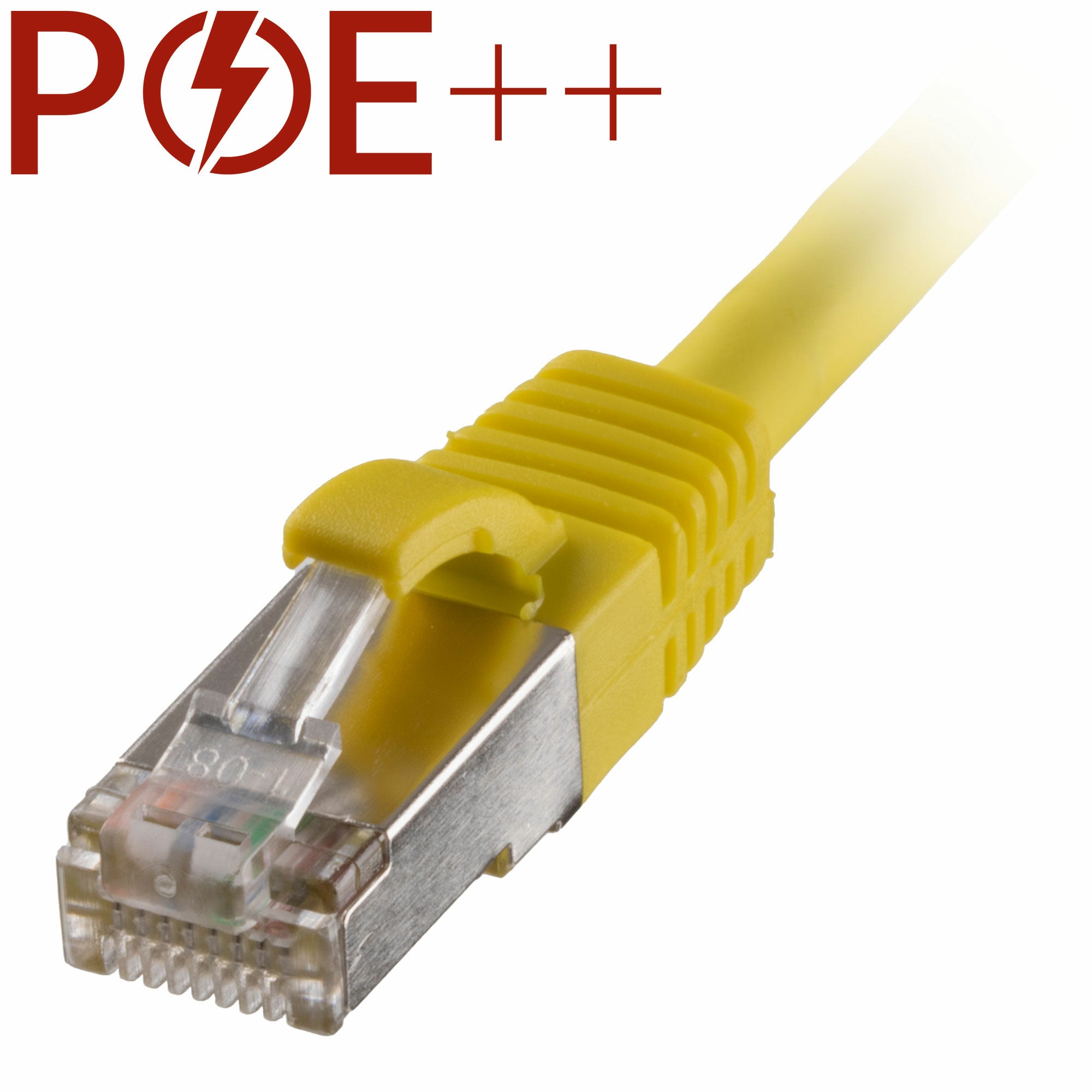 Cablenet 3m Cat6a RJ45 Yellow S/FTP LSOH 26AWG Snagless Booted Patch Lead