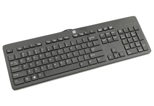 HP 803181-081 keyboard Office USB Danish Black