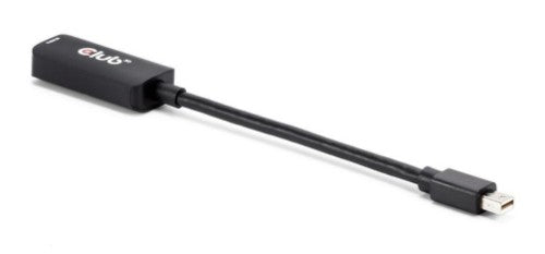 CLUB3D Mini DisplayPort™ 1.4 to HDMI™ 8K60Hz M/F Adapter
