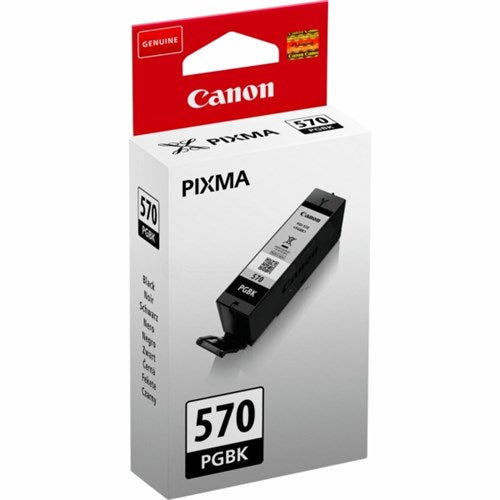 Canon 0372C001/PGI-570PGBK Ink cartridge black pigmented, 300 pages ISO/IEC 24711 15ml for Canon Pixma MG 5750/7750