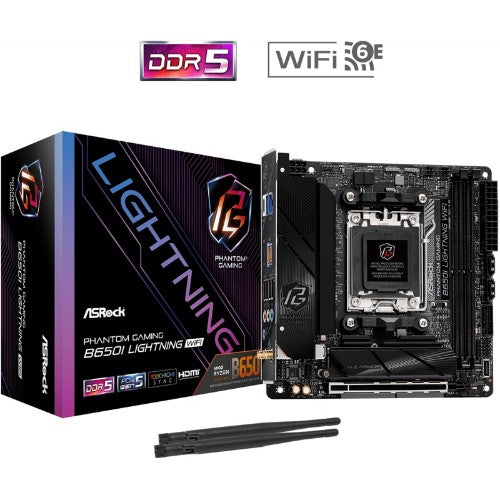 Asrock B650I Lightning WiFi AMD B650 Socket AM5 mini ITX