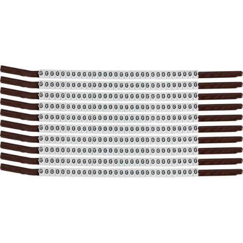 Brady SCN-15-G cable marker Black, White Nylon 300 pc(s)