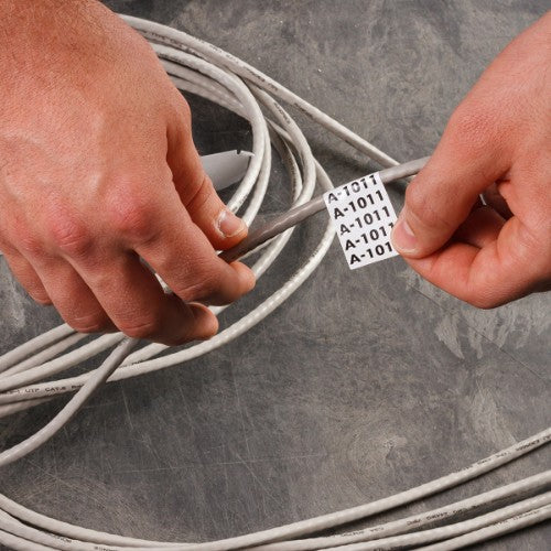 Brady M4-91-498 printer label Black, White Self-adhesive printer label
