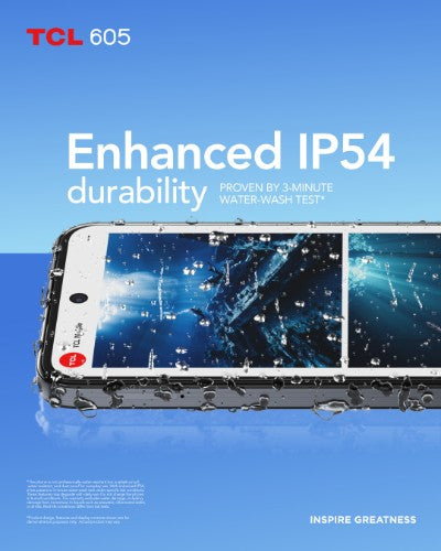 TCL 605 16.9 cm (6.67") Dual SIM Android 15 4G USB Type-C 4 GB 128 GB 5200 mAh Blue