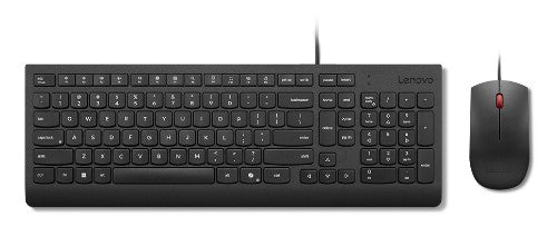 Lenovo 4X31R64446 keyboard Mouse included Universal USB Nordic Black