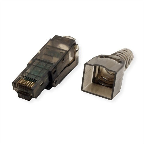 Value 26.99.0372 wire connector RJ45 Black, Transparent