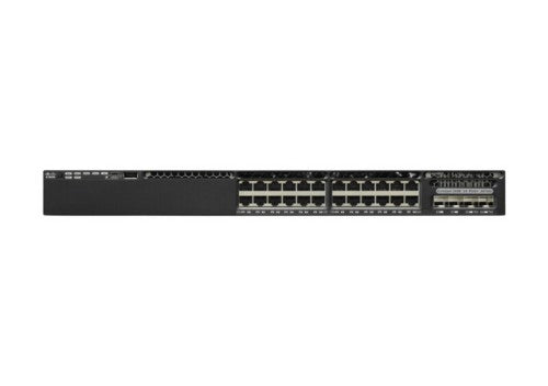 Cisco Catalyst WS-C3650-24PS-L Managed L3 Gigabit Ethernet (10/100/1000) Power over Ethernet (PoE) 1U Black