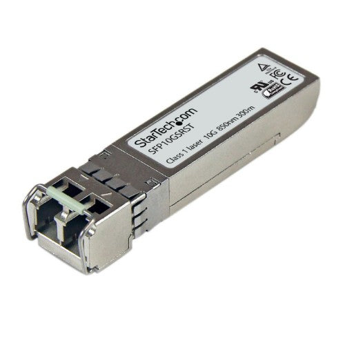 StarTech.com Cisco SFP-10G-SR Compatible SFP+ Module - 10GBASE-SR - 10GbE Multimode Fiber MMF Optic Transceiver - 10GE Gigabit Ethernet SFP+ - LC 300m - 850nm - DDM Cisco Firepower, ASR9000, C9300