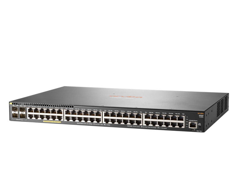 HPE Aruba Networking 2930F 48G PoE+ 4SFP Managed L3 Gigabit Ethernet (10/100/1000) Power over Ethernet (PoE) 1U Grey