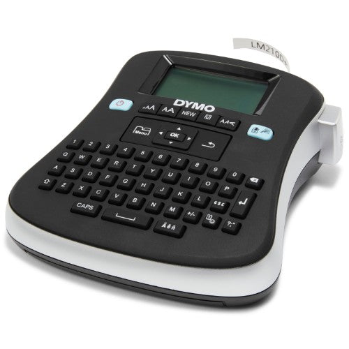 DYMO LabelManager Desktop Label Maker | 210D+ All-Purpose Portable Label MakerEasy-to-UseOne-Touch Smart KeysQWERTY KeyboardLarge DisplayFor Home & Office Organisation (EU Plug)