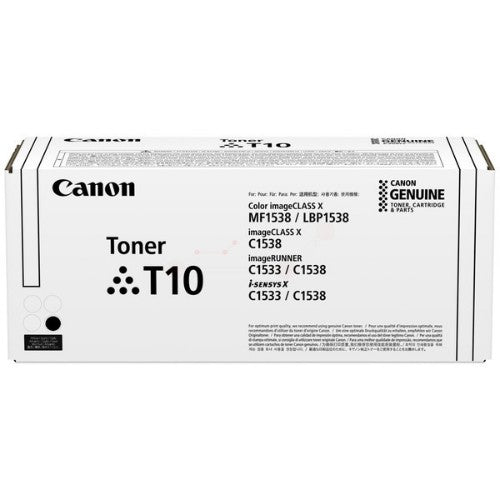Canon 4566C001/T10 Toner cartridge black high-capacity, 13K pages ISO/IEC 19752 for Canon X C 1533