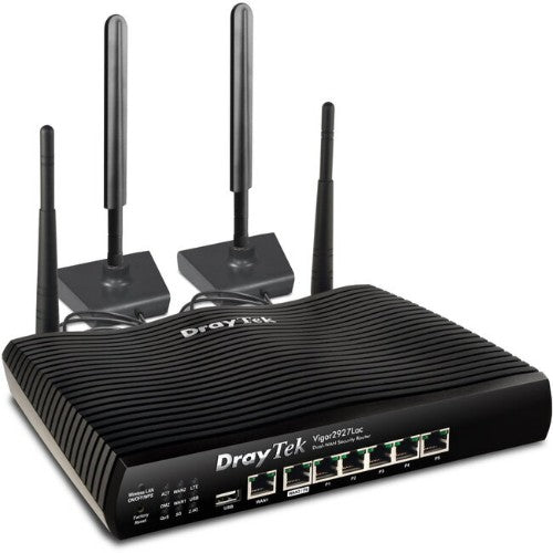 DrayTek Vigor 2927Lac wireless router Gigabit Ethernet Dual-band (2.4 GHz / 5 GHz) 4G Black