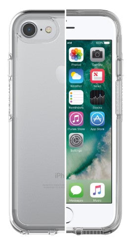OtterBox Symmetry Clear Series for Apple iPhone SE (2nd gen)/8/7, transparent