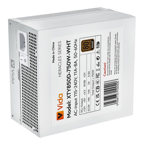 VIDA 750W HERACLES ATX GAMING PSU power supply unit