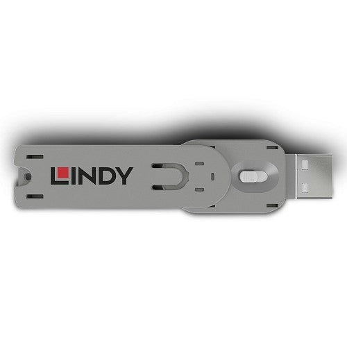 Lindy USB Type A Port Blocker Key, White