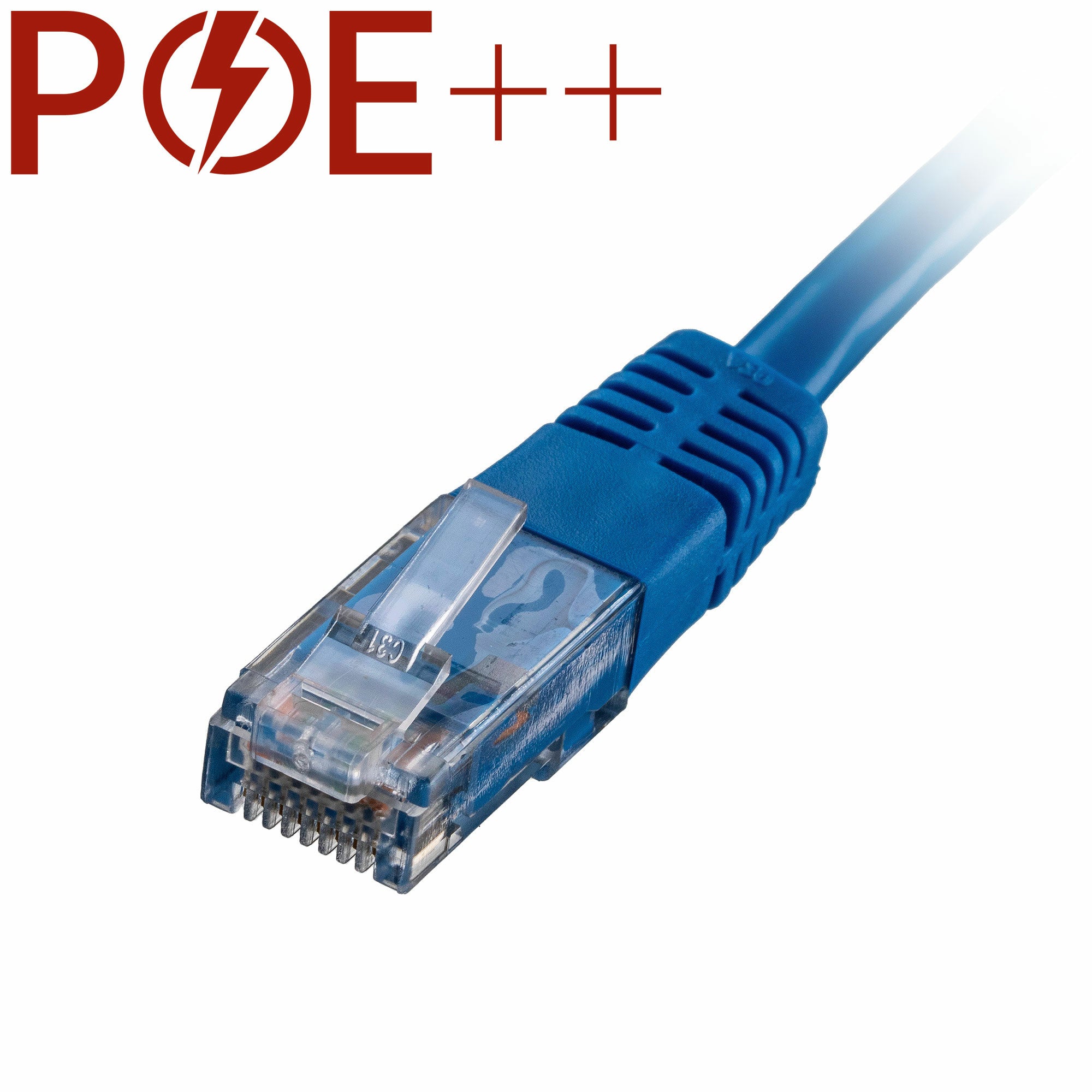 Cablenet 15m Cat6 RJ45 Blue U/UTP PVC 24AWG Flush Moulded Booted Patch Lead