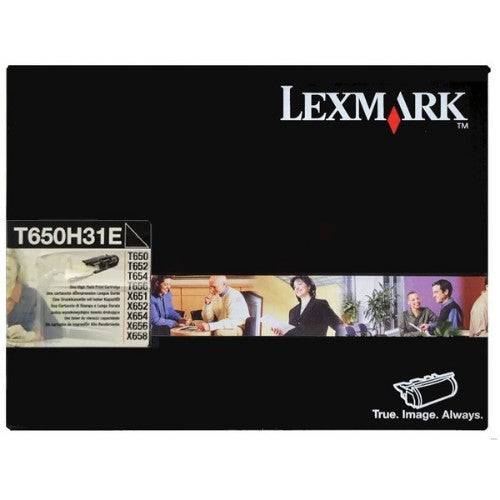 Lexmark T650H31E Toner cartridge black corporate, 25K pages ISO/IEC 19752 for Lexmark T 650/654