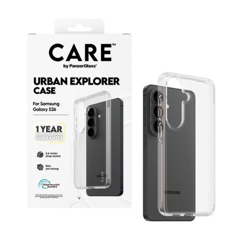 PanzerGlass CARE™ by ® Urban Explorer Case Transparent Samsung Galaxy S26