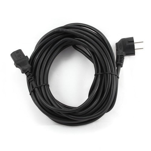 Gembird PC-186-VDE-10M power cable Black CEE7/4 C14 coupler