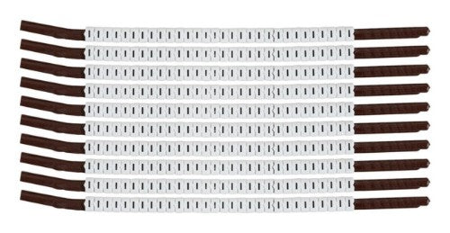 Brady SCN-15-I cable marker Black, White Nylon 300 pc(s)