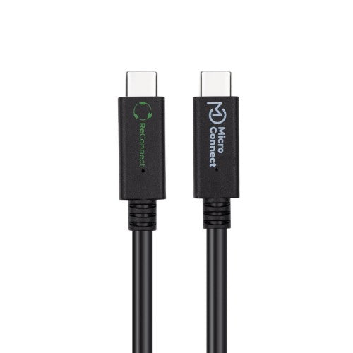 Microconnect ECO-USB3.2CC1 USB cable USB 3.2 Gen 2x2 1 m USB C Black