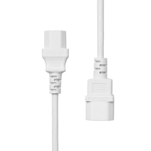ProXtend C13 to C14 Power Extension Cable, White 5m