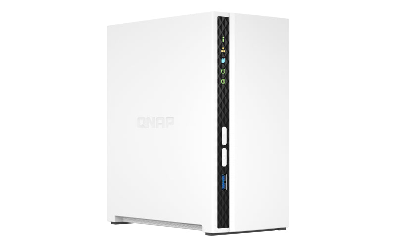 QNAP TS-233 NAS/storage server Tower ARM Cortex-A55 2 GB 0 TB QNAP QTS White