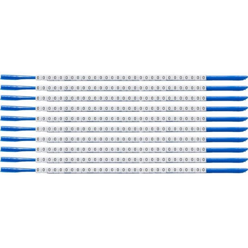 Brady SCN-07-0 cable marker Black, White Nylon 300 pc(s)