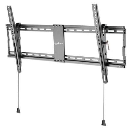 Manhattan Wall Mount for TV & Monitors (Tiltable Low Profile), For screens 37" to 100", VESA compatability: all between 200x200mm and 800x400mm - check the dimensions of the four mounting holes on back of screen to ensure it fits, Max 70kg, Bracket