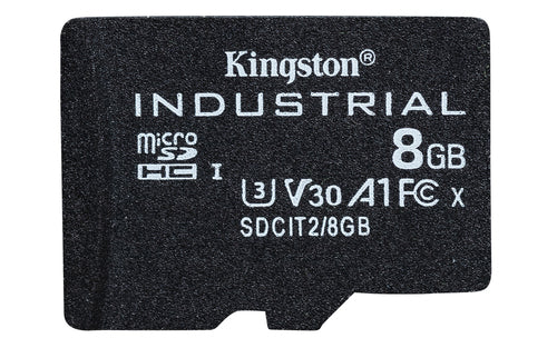 Kingston Technology 8GB microSDHC Industrial C10 A1 pSLC Card Single Pack w/o Adapter