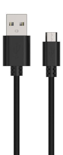 Ansmann 1700-0129 USB cable 1 m USB A Micro-USB B Black