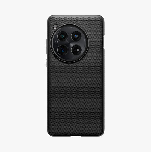 Spigen OnePlus 12 Liquid Air Matte Black mobile phone case 17.3 cm (6.82") Cover
