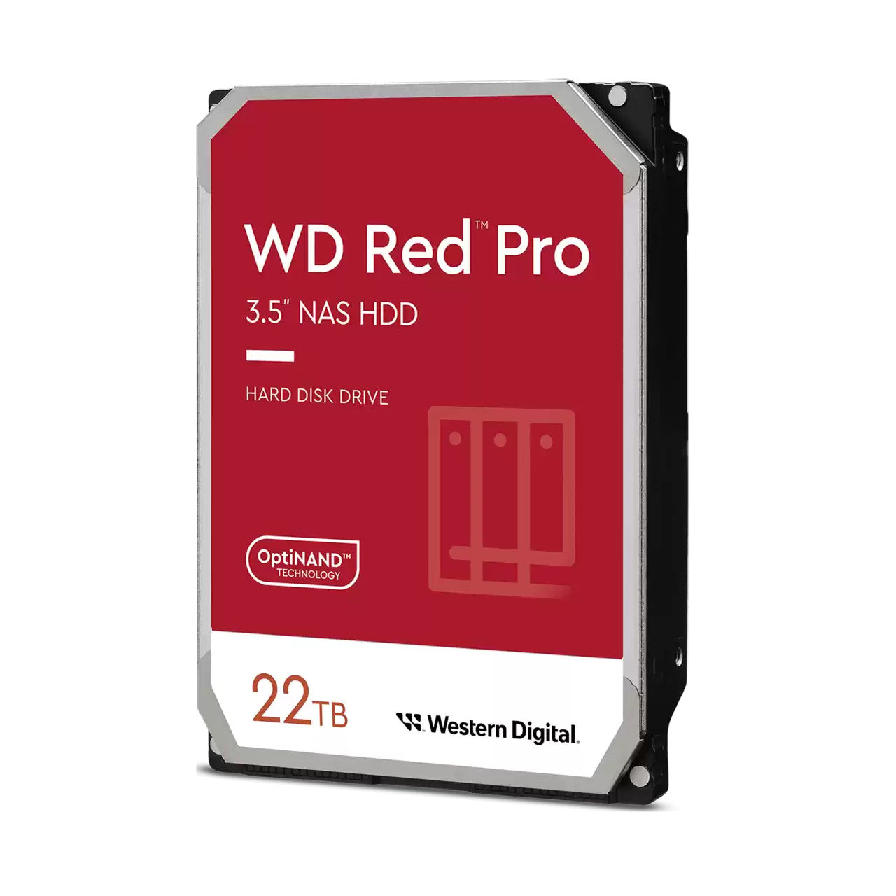 Western Digital Red Pro internal hard drive 22 TB 7200 RPM 512 MB 3.5" Serial ATA III