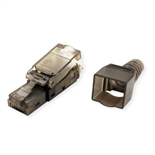 Value 26.99.0372 wire connector RJ45 Black, Transparent