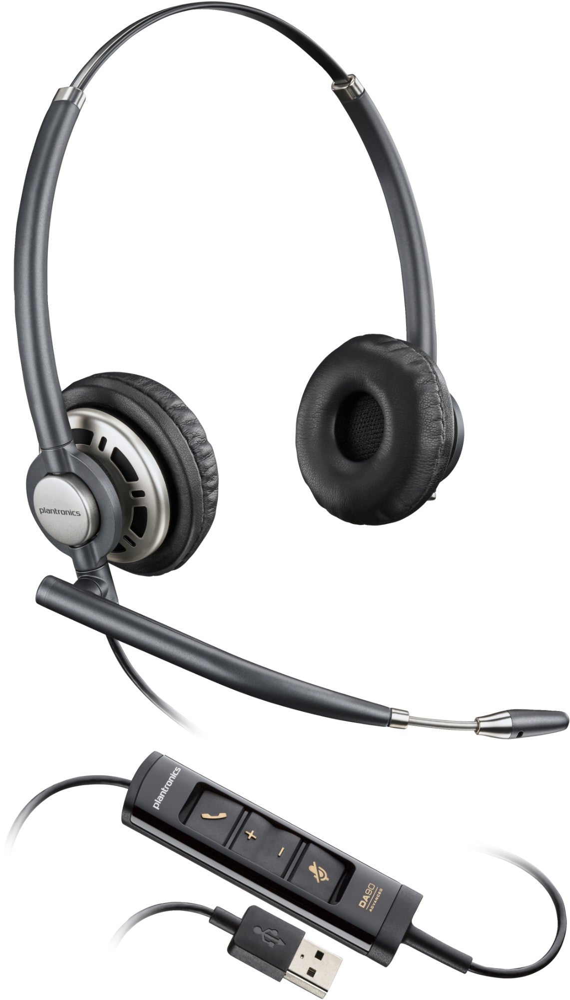 POLY EncorePro 725 USB-A Stereo Headset TAA