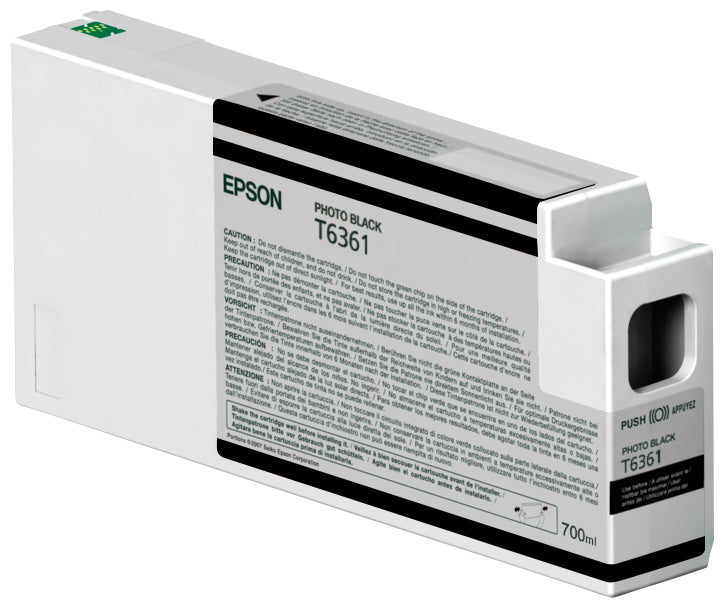 Epson C13T636100/T6361 Ink cartridge foto black 700ml for Epson Stylus Pro WT 7900/7700/7890/7900