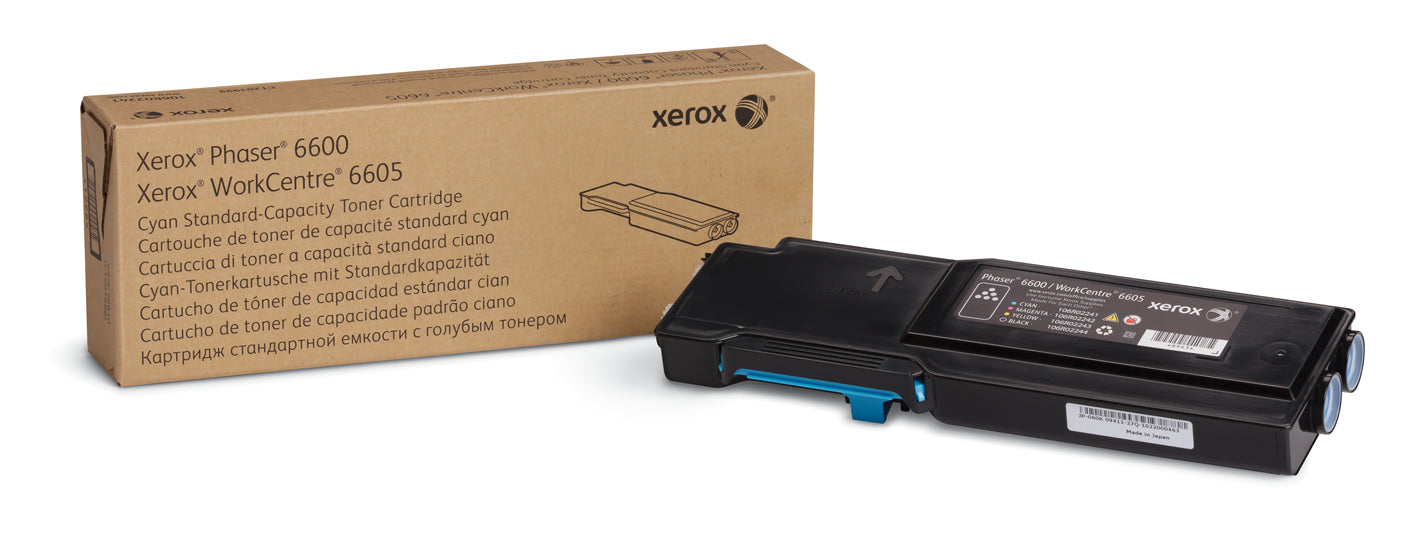 Xerox 106R02245 Toner-kit cyan, 2K pages ISO/IEC 19752 for Xerox Phaser 6600