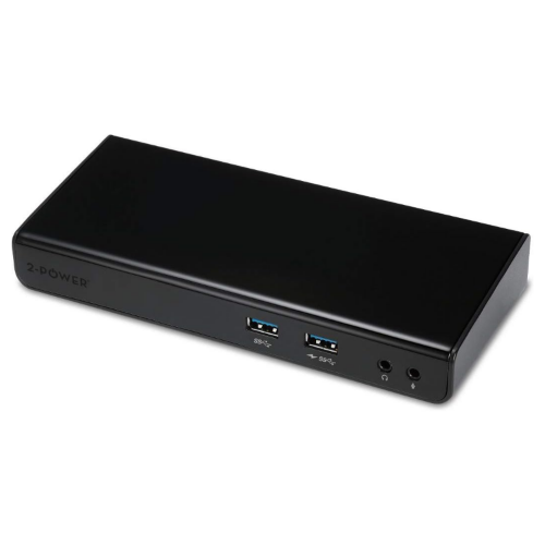 2-Power USB 3.0 Dual Display Docking Station