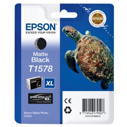 Epson C13T15784N10/T1578 Ink cartridge black matt 25.9ml for Epson Stylus Photo R 3000