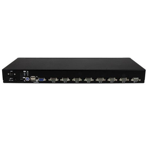 StarTech.com 8 Port 1U Rackmount USB PS/2 KVM Switch with OSD