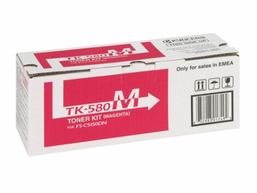 Kyocera 1T02KTBNL0/TK-580M Toner magenta, 2.8K pages ISO/IEC 19798 for Kyocera FS-C 5150