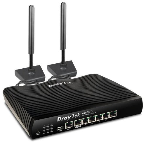 DrayTek Vigor2927L wireless router Gigabit Ethernet 4G Black