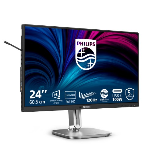 Philips 4000 series 24B2U4301/00 computer monitor 60.5 cm (23.8") 1920 x 1080 pixels Full HD LCD Grey