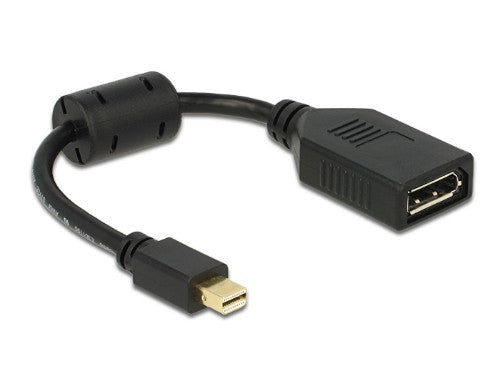 DeLOCK 65554 DisplayPort cable 0.21 m Mini DisplayPort Black