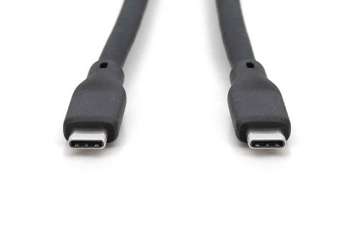 Digitus USB silicone cable, USB 10Gbps, 1m, black